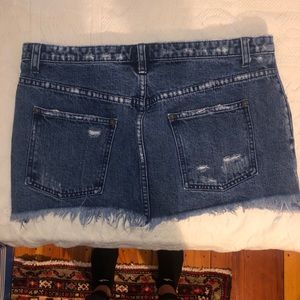 Free people Denim mini skirt